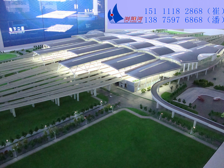 高铁广州南站模型