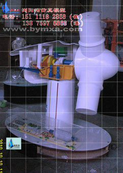 风力发电机机舱结构原理仿真模型