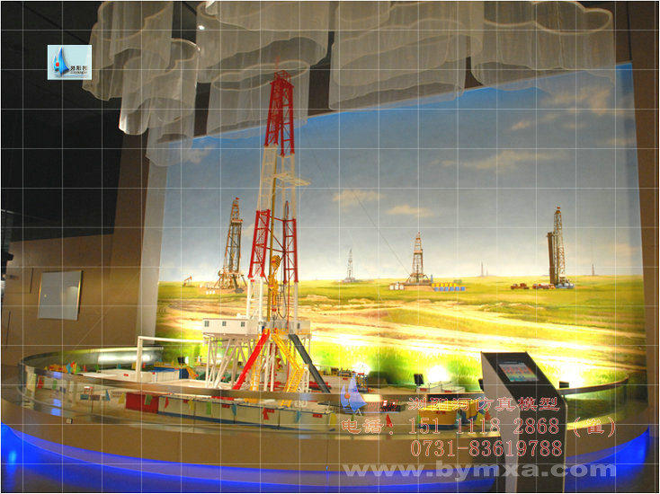 钻井井场 模型