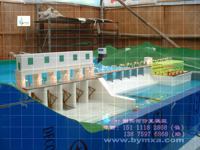 渠系建筑物模型