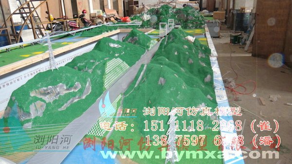 高速公路沙盘模型