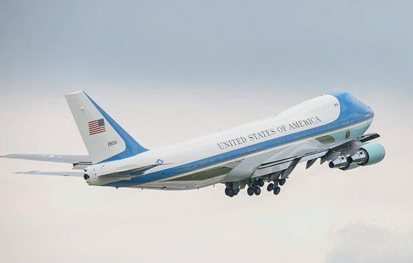 &ldquo;空军一号&rdquo;。（图片来源：新华/美联）