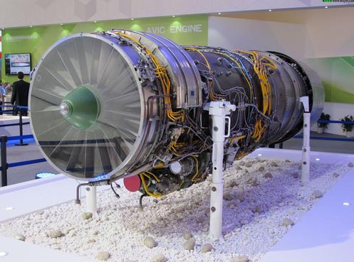 图：国产&ldquo;太行&rdquo;发动机（涡扇10）  网络图片