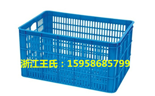 金华塑料筐子蓝色定制