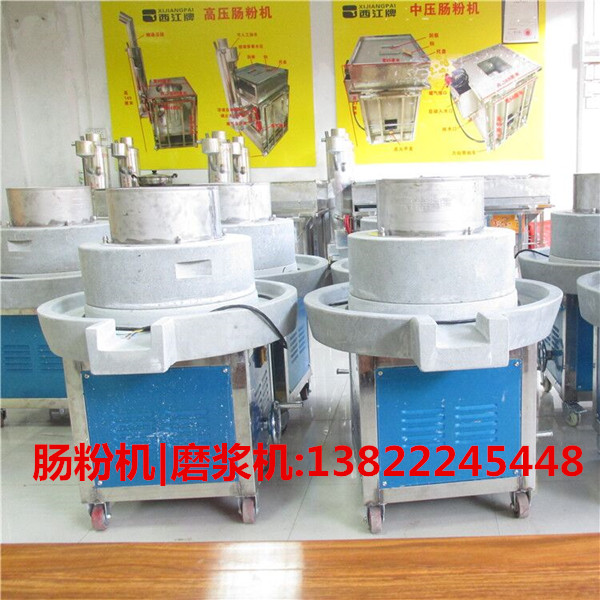广东河粉机专用石磨机应用